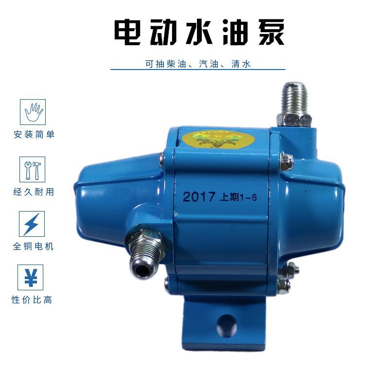 适用晶体管电动油泵水泵柴油泵12v24v货车汽车外置循环油泵自吸油