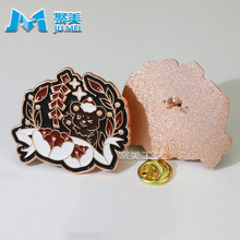 定制金属烤漆徽章异形创意卡通logo纪念胸针电镀团徽队徽定做胸章