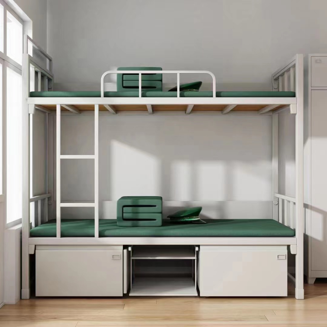 苏州制式营具单人床双层床宿舍高低床部队营房上下铺床铁架床