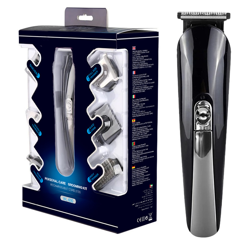 Amazon Hot Sale Multifunctional 8 in 1 Barber Scissors Suit Men's Electric Clipper Shaver Graver