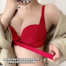 漫游日记内衣小胸聚拢提拉上托收副乳无钢圈调整型防下垂文胸套装