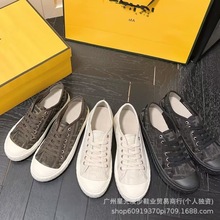 欧洲站新款轻奢潮牌时尚休闲鞋帆布板鞋透气运动鞋百搭小白鞋