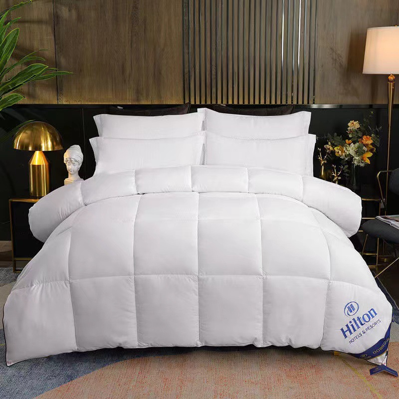 WeChat Hot-Selling Hilton Duvet Hotel Autumn and Winter Duvet Insert Hilton Quilt Group Purchase Gift Quilt Wholesale Delivery