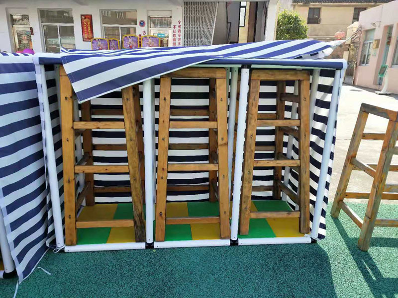 幼儿园户外玩具收纳柜器械置物架防雨水室外器材储物柜玩具收纳架
