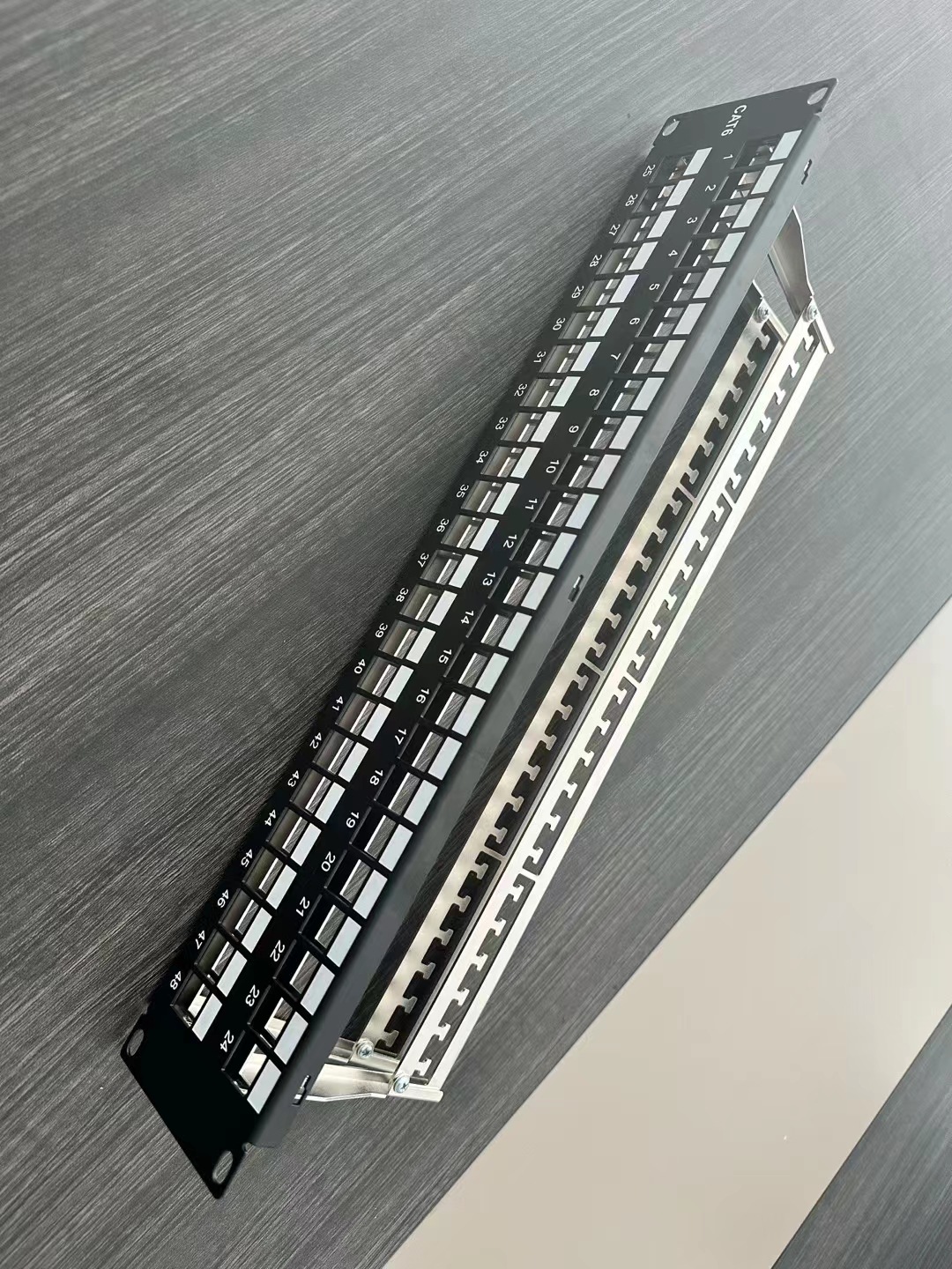 配线架空架屏蔽非屏蔽通用2u48口rj45 rj11综合布线器-阿里巴巴