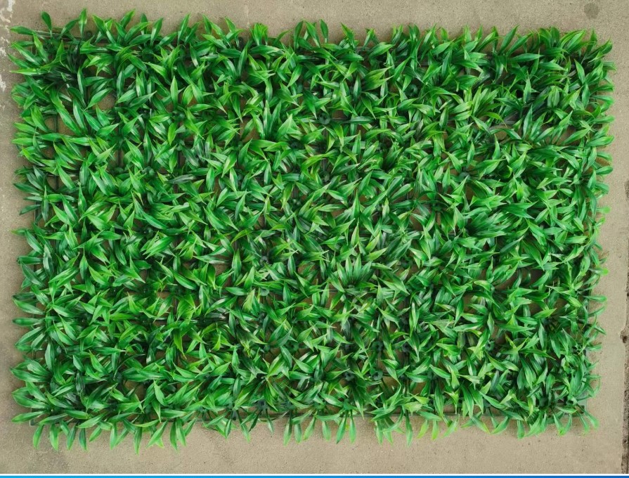 Artificial Plant Wall Green Plant Wall Eucalyptus Background Wall Plastic Fake Lawn Door Indoor Shop Signboard Plant Flower Wall