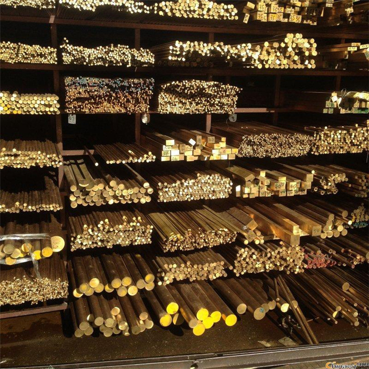 优质h59黄铜圆棒 实心黄铜条铜棍 黄铜方棒规格齐全现货出售