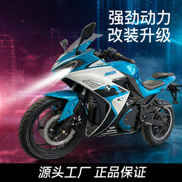 外贸出口电动摩托车跑车地平线电动车成人电瓶车街车机车仿赛电摩