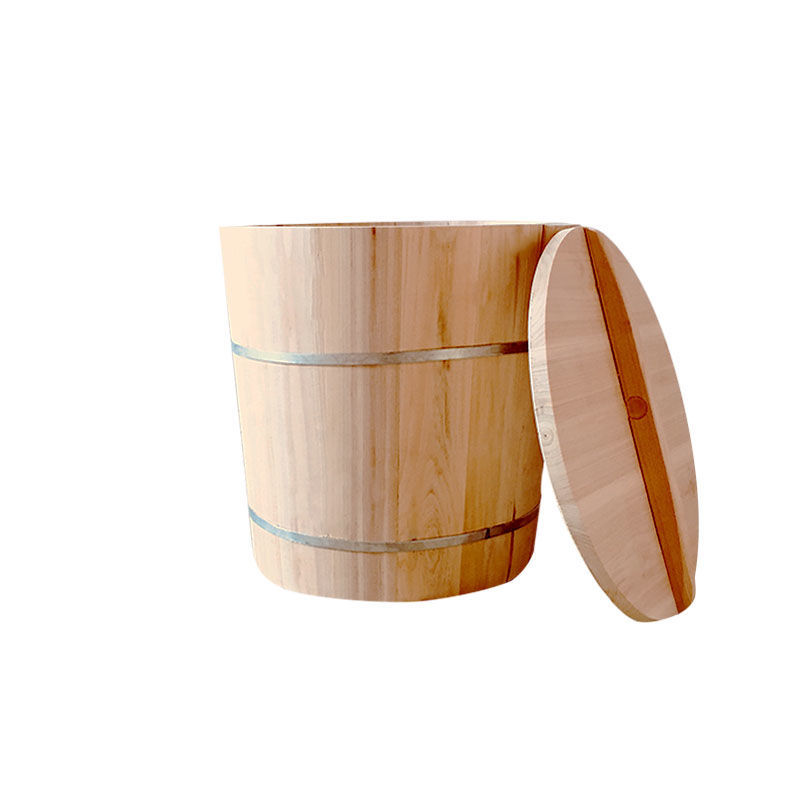 实木蒸饭木桶甄子家用木桶饭蒸饭桶大号糯米饭寿司工具商用饭蒸笼