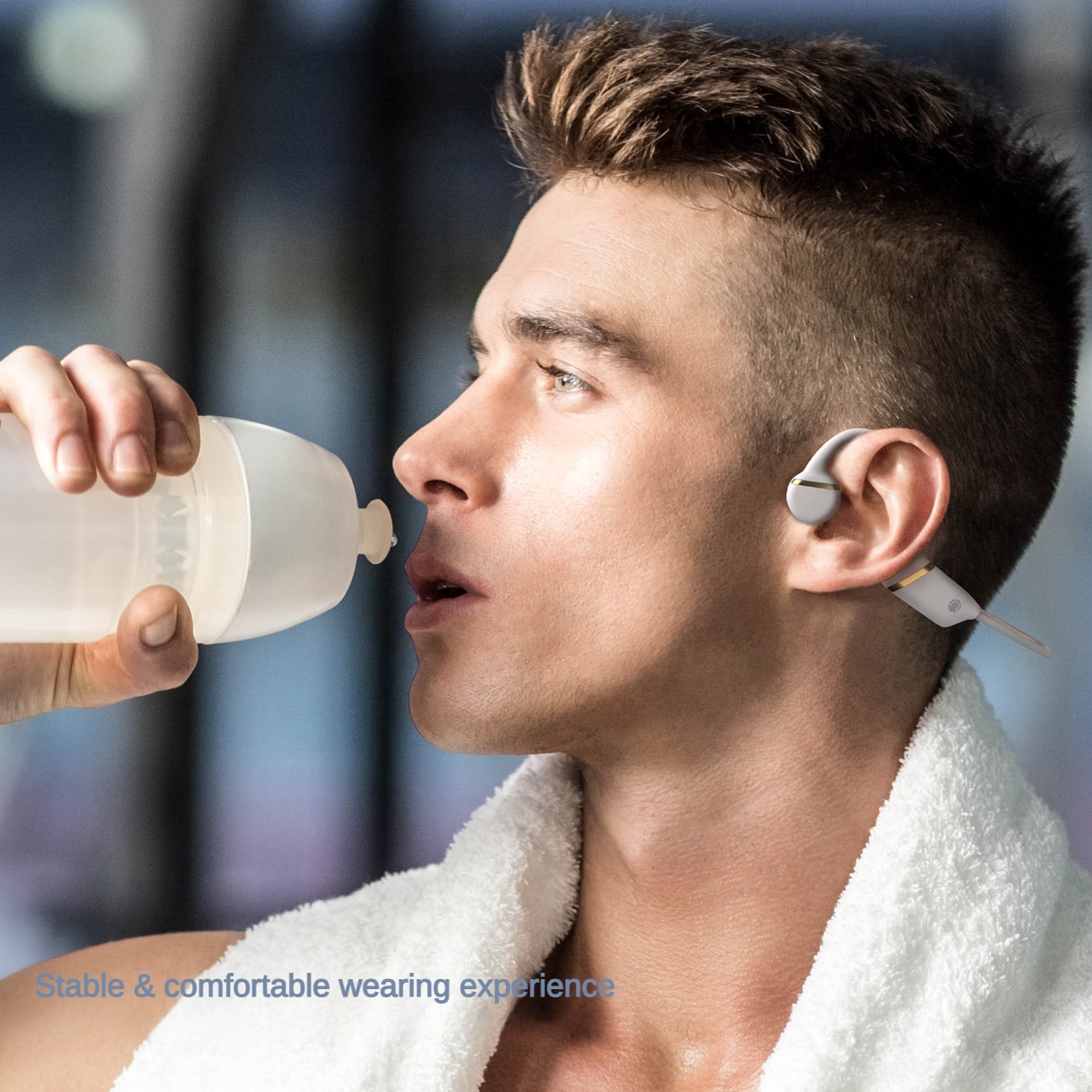 dbs low cost bone conduction headphone with mp3 waterproof