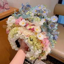 泉州浔埔簪花发箍女新中式汉服仿花朵头箍写真拍照道具民族风花环