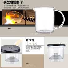 批发明尊 E-20 泡茶壶飘逸杯耐热玻璃茶具上班族茶水分离滤水杯