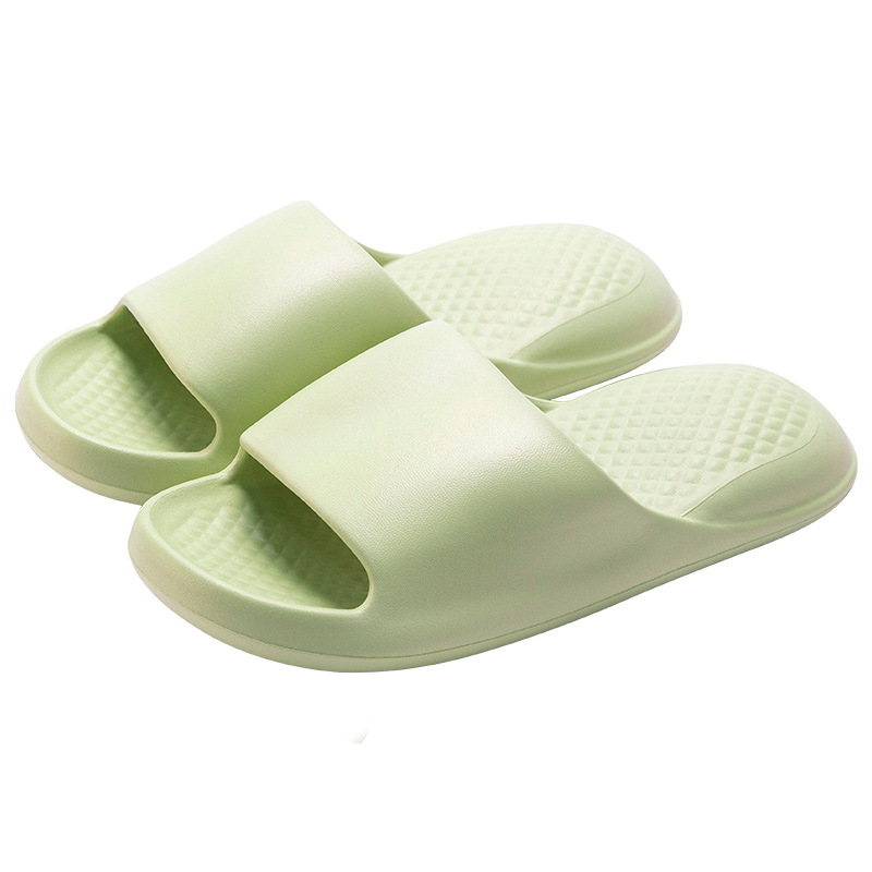 [with Air Cushion] Soft Bottom Shit Feeling Platform Slippers Women's Summer Outdoor Couple Bathroom Slippers Men's Wholesale