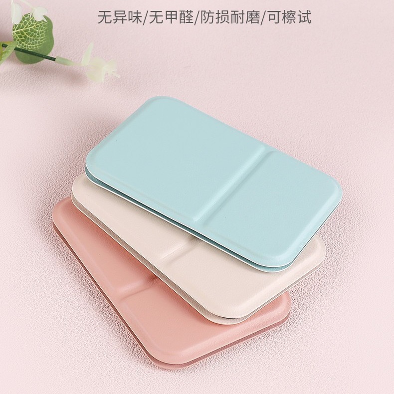 Ins Style Cross-Border Makeup Mirror Student Dormitory Clear Makeup Mirror Travel Portable Portable Small Mirror Folding Portable