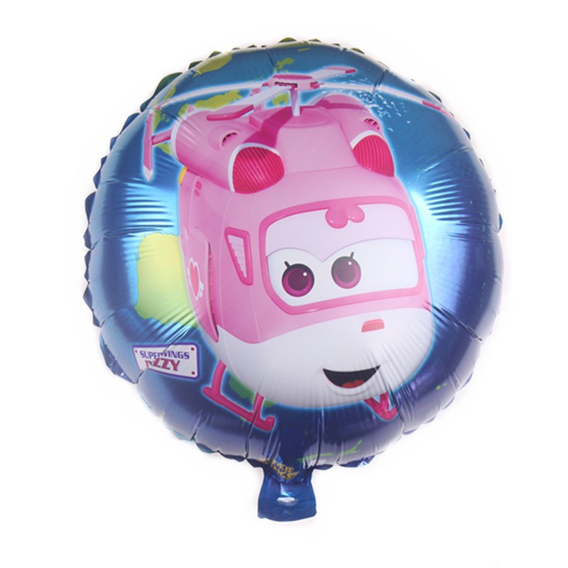 New Flying Man Cartoon Aluminum Balloon 18-Inch Super Wings Aluminum Foil Balloon Children's Party Decoration