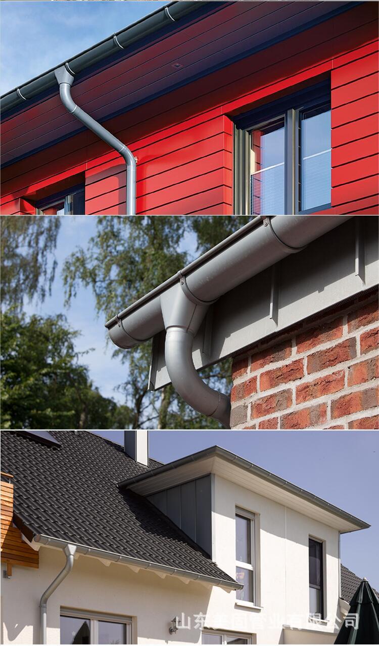 屋檐排水槽 钛锌天沟排水槽 成品屋檐雨水槽 屋面雨排水系统