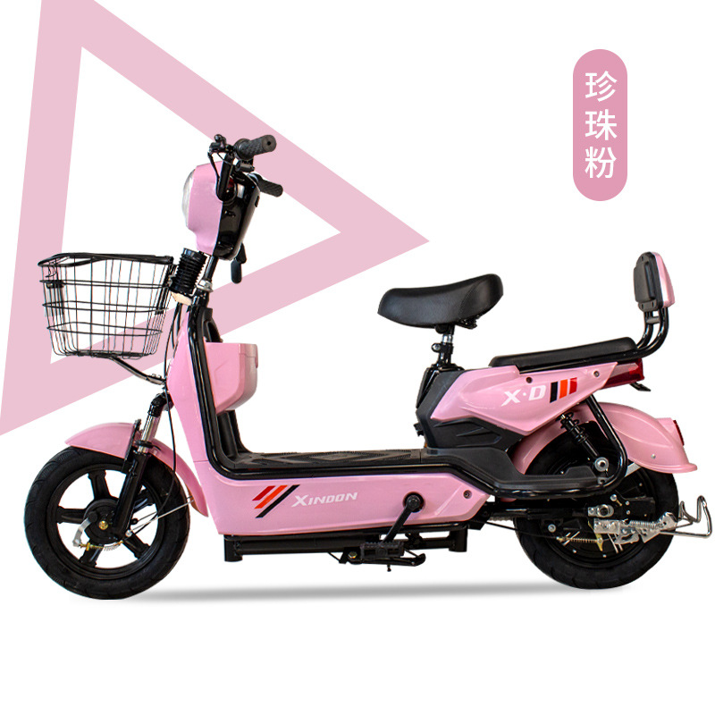 Cross-Border Export Electric Car Adult Electric Bicycle 48V Battery Car Men and Women Scooter Factory Direct Sales Wholesale