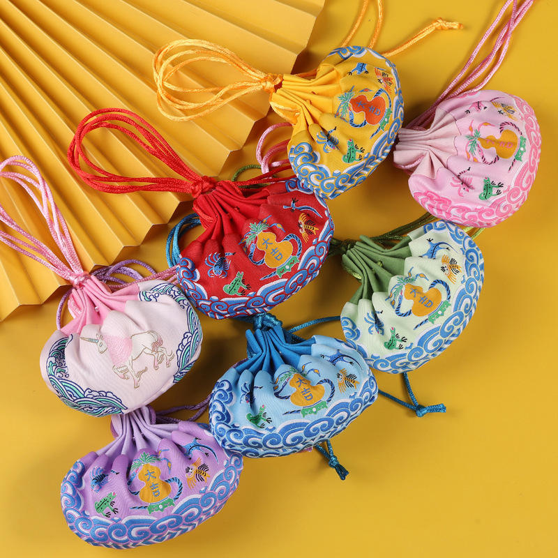 端午节小香囊香包香袋随身古风刺绣汉服荷包挂脖驱蚊虫刺绣袋空袋
