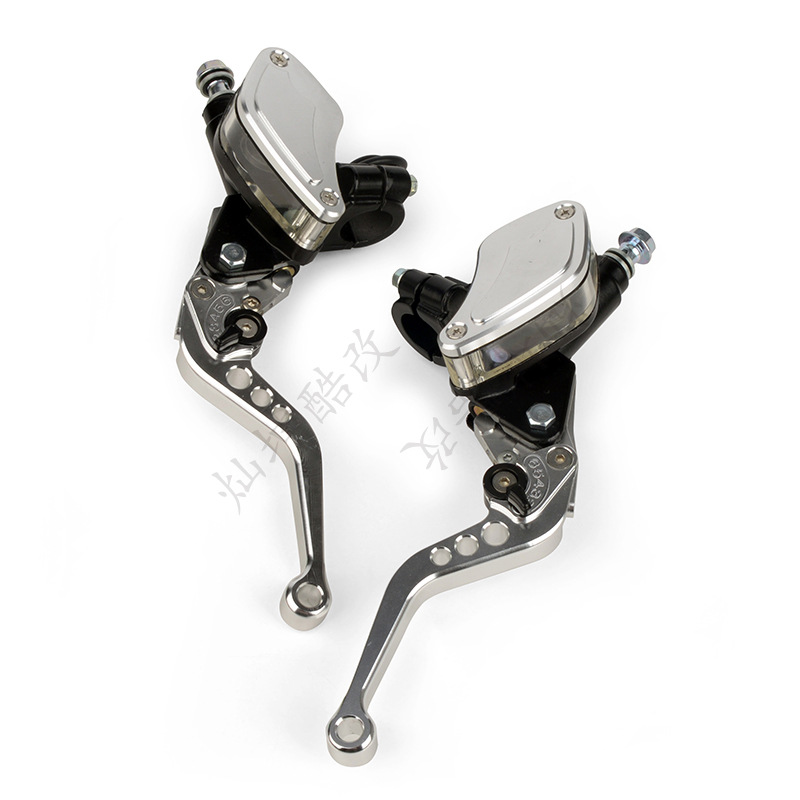 摩托车改装手刹/改装刹车上泵/cnc液压手刹-大树叶cnc盖cnc上泵