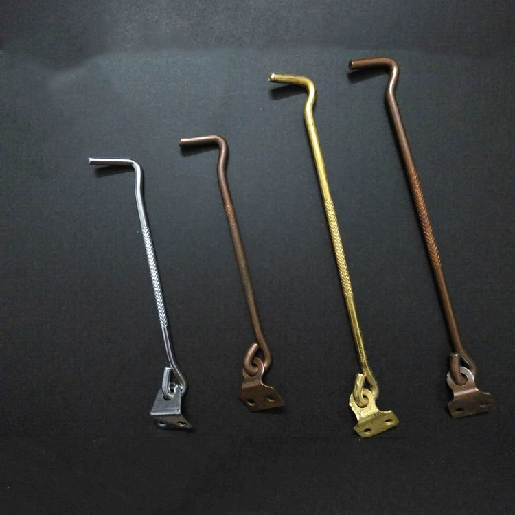 窗户风钩老式窗钩铁扎钩门窗搭钩门窗挂钩新中式风钩6寸8寸