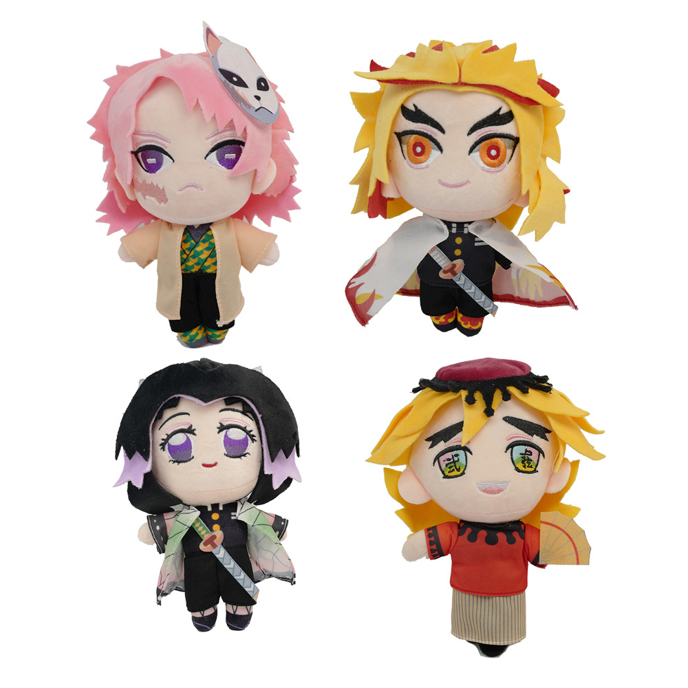 Spot Cross-Border Cartoon Full Kimetsu No Yaiba Charcoal Zhicheng Nezuko Doll Children's Gift Plush Toy