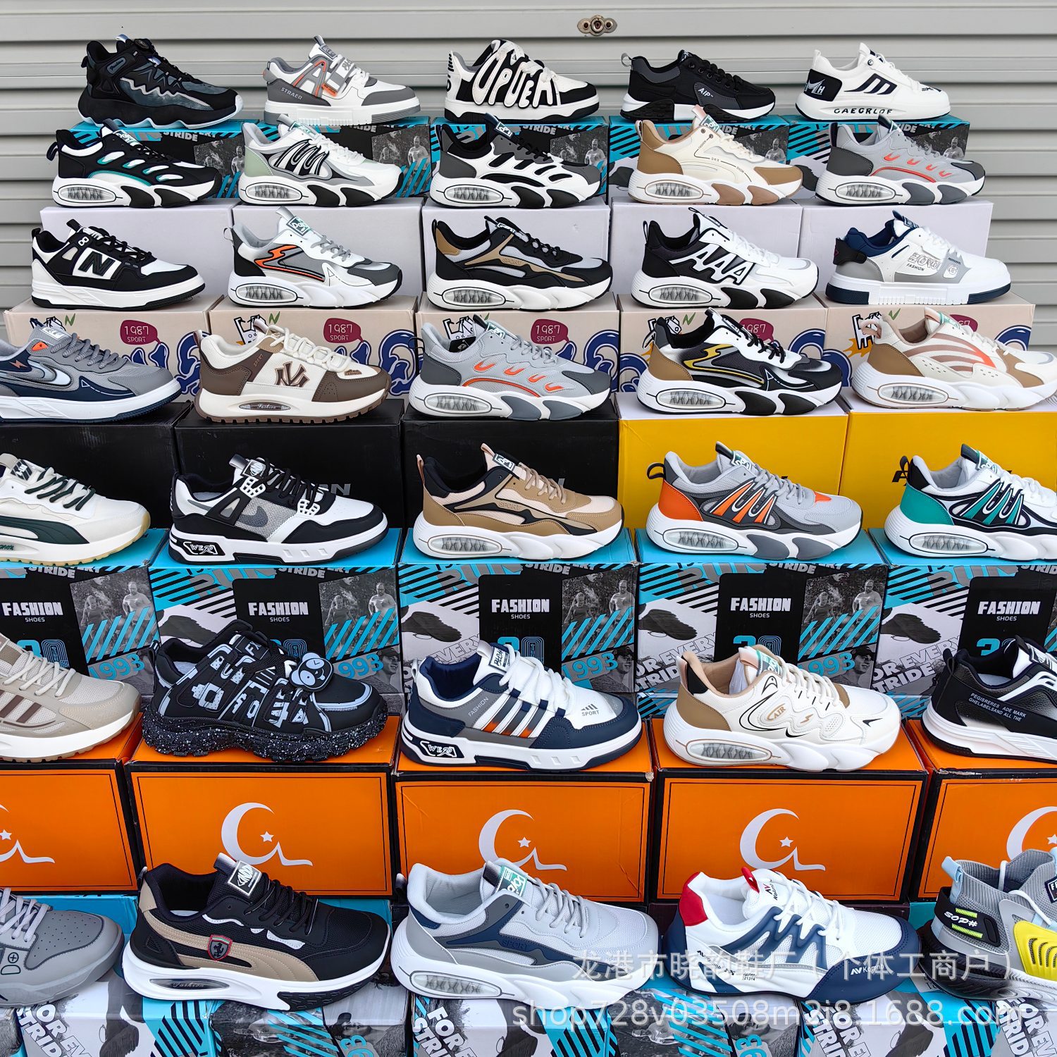 温州男鞋杂款处理四季款休闲库存地摊货源批发尾货鞋运功男鞋批发