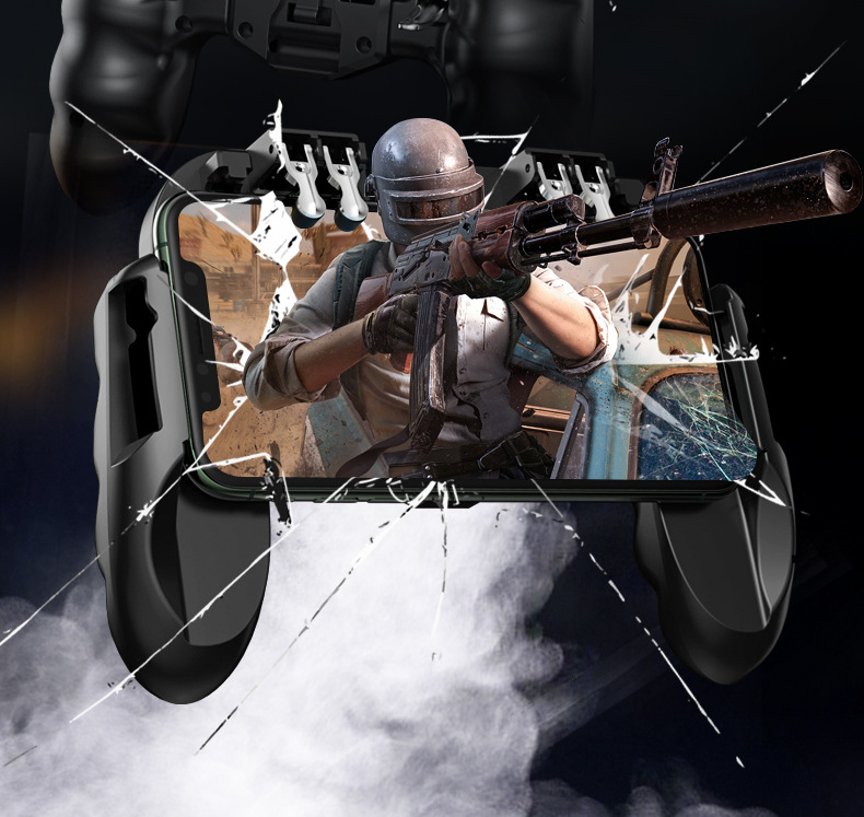 锐塔克六指无线散热吃鸡游戏手柄绝地求生外设辅助神器自动压枪