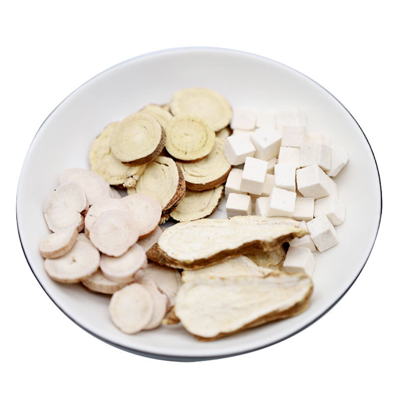 白茯苓白术白芍甘草三白茶正宗中药材片罐装批发代发大全泡水茶饮