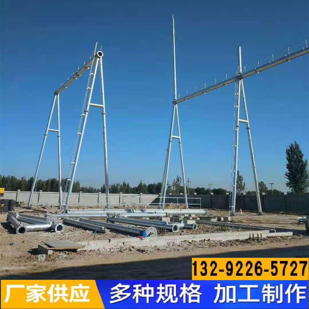 门型钢构架 变电站门型构支架 变电所结构架 拉线门型结构架