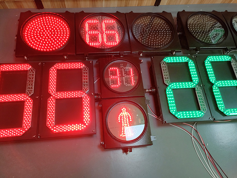 厂家生产定制红黄绿交通信号灯交通灯交通红绿灯带倒计时