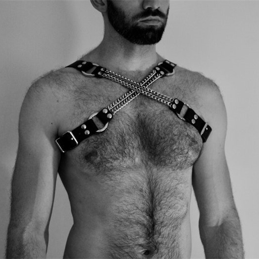 Men's Sexy Body Chains SM Bondage and Discipline Leather Chain Strap Sex Aid in Stock Wholesale