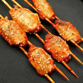家用户外鸡排店烤翅串中翅双签烧烤鸡翅奥尔良烤翅半成品鸡翅食材