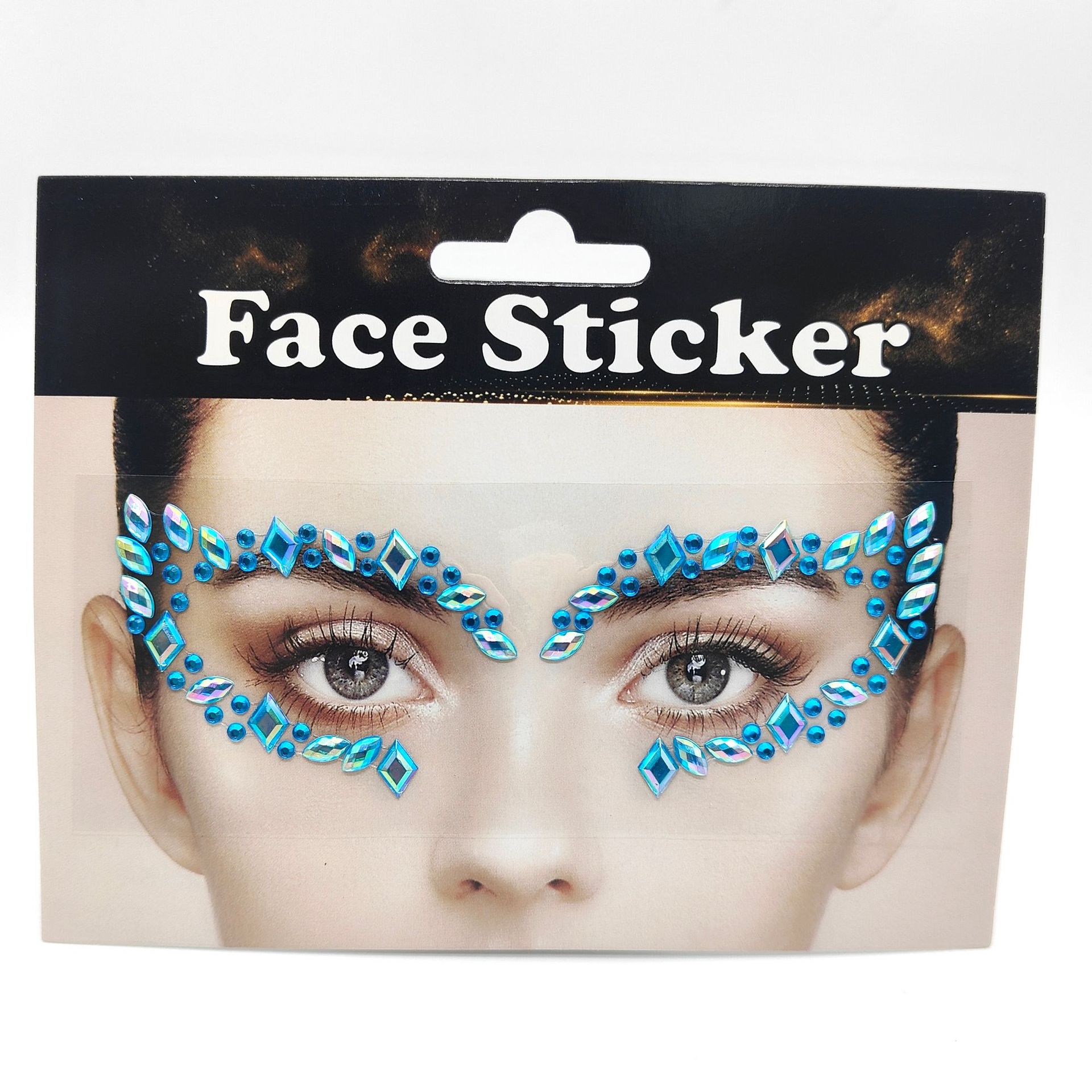 Face Pasters Bindi Eye Pad Diamond Sticker Acrylic Diamond Face Pasters Masquerade Show Face Decoration Rhinestone