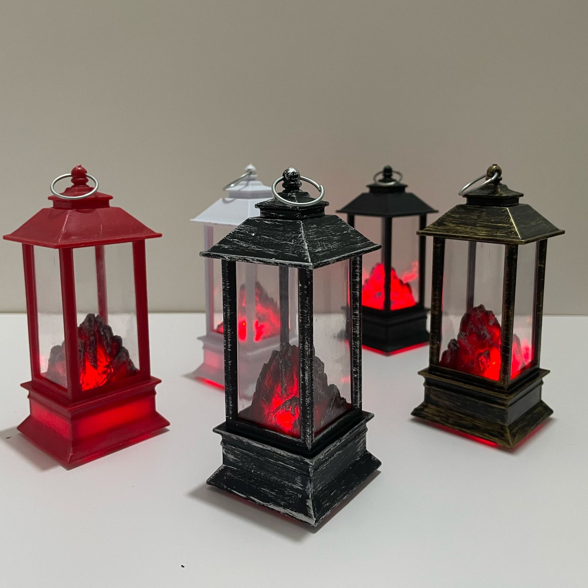 Small Wind Lamp Fireplace Led Creative Home Decoration