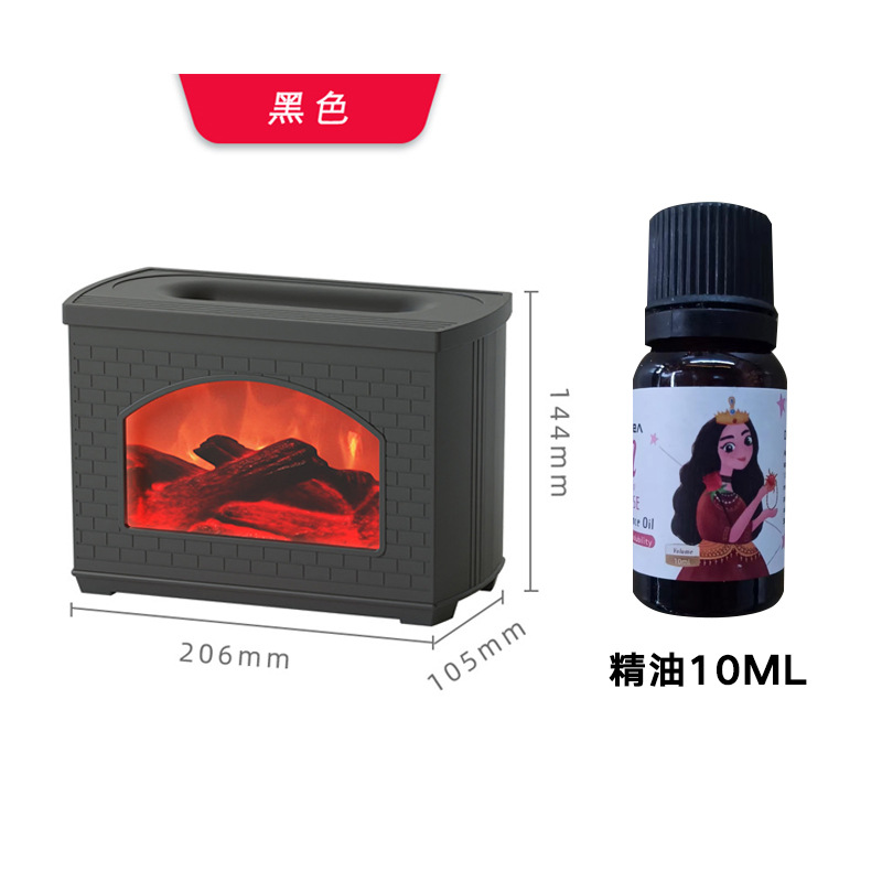 Cross-Border Hot Flame Aroma Diffuser Bedroom and Household Desktop Large Capacity Heavy Fog Ultrasonic Atomization Humidifier