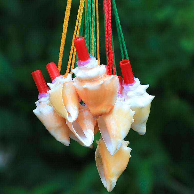 海螺号角儿童贝壳玩具小螺号超大海螺壳工艺品可吹响喇叭口哨