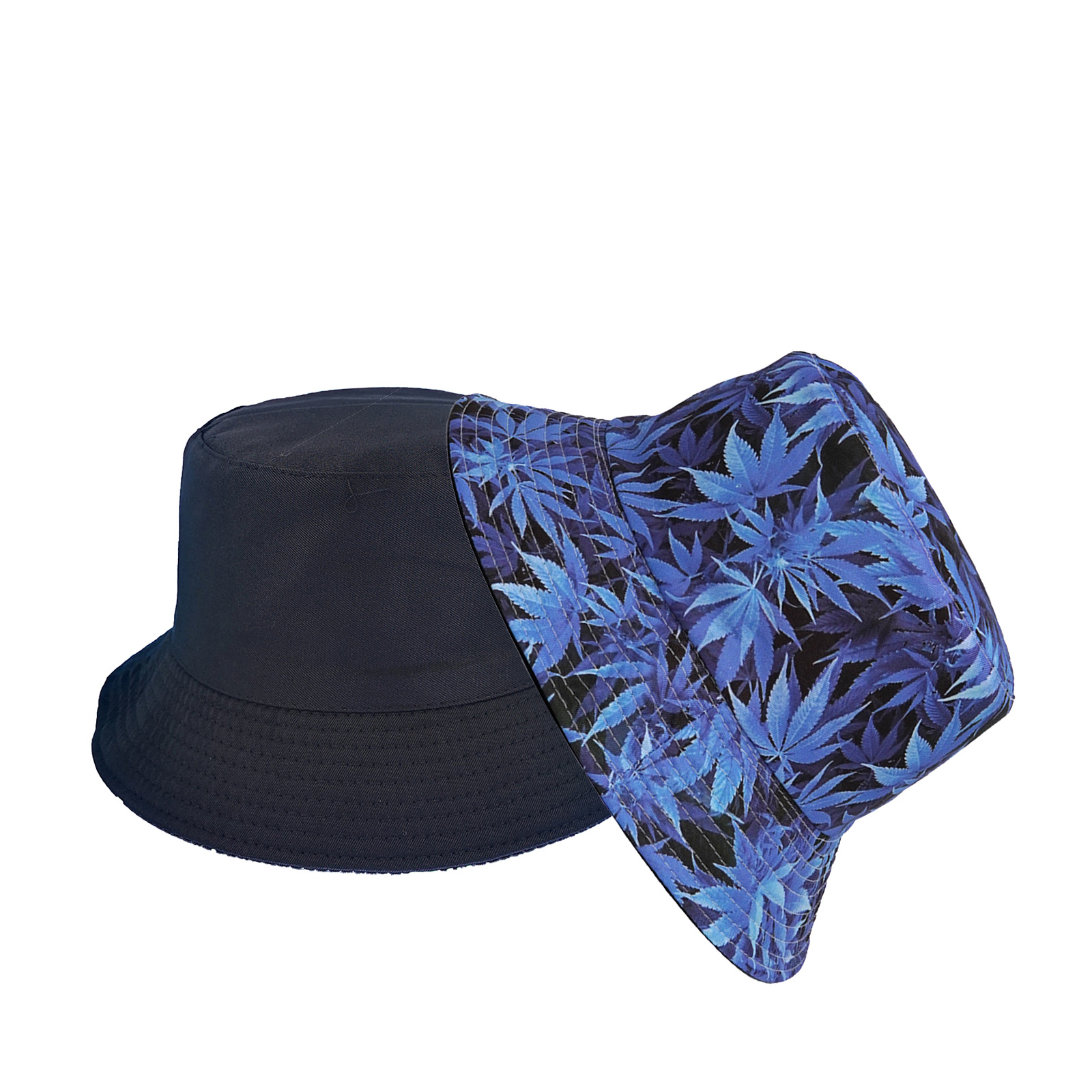 欧美新款枫叶树叶图案渔夫帽男女海边户外休闲遮阳帽可折叠盆帽