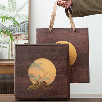 高端普洱茶饼包装盒空礼盒357g200克福鼎白茶礼品盒通用茶叶收纳