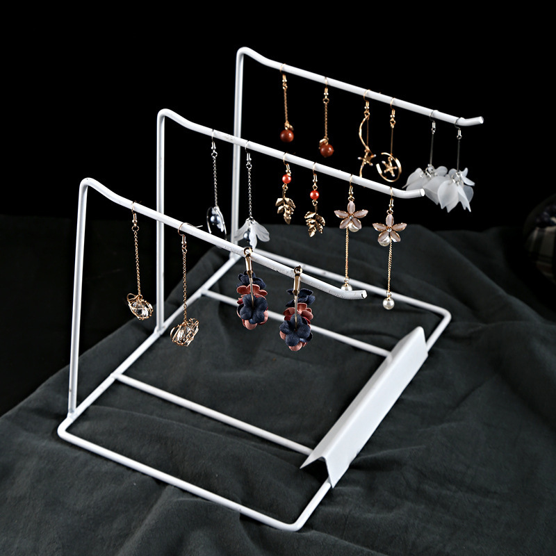 Iron Lipstick Keychain Phone Case Rack Pendant Bracelet Necklace Headband Ring Jewelry Earrings Shelf Display Stand