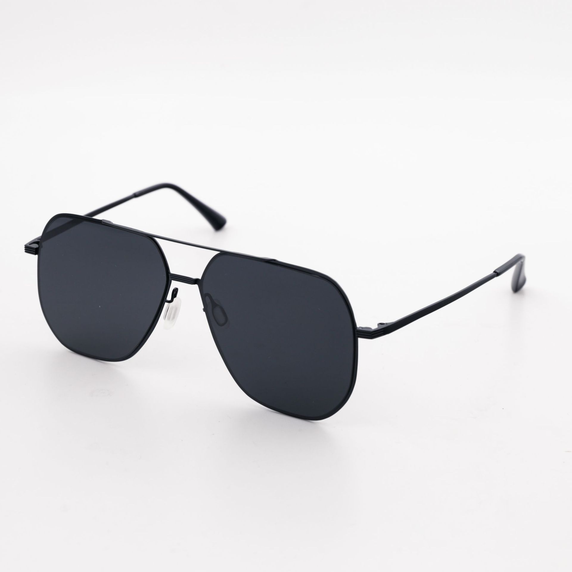Thick Nylon Polarized Sunglasses Fashion Double Beam Polygon Fashion Driving Cycling Fishing Sunglasses Douyin