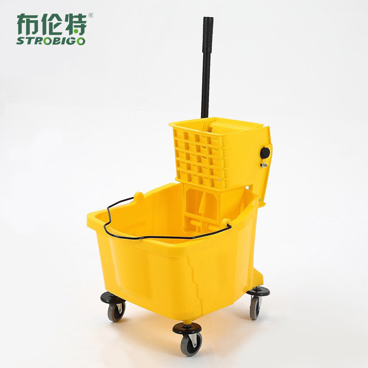 榨水车专用拖把 手压式拖地桶20升32升36升榨水车地拖商用-阿里巴巴