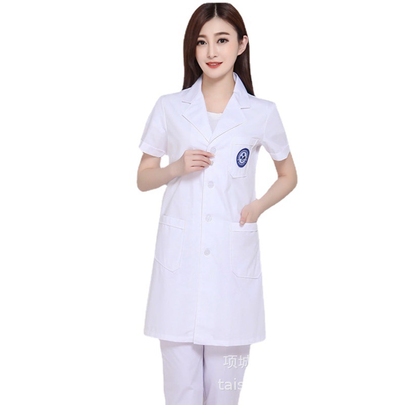时尚白大褂女