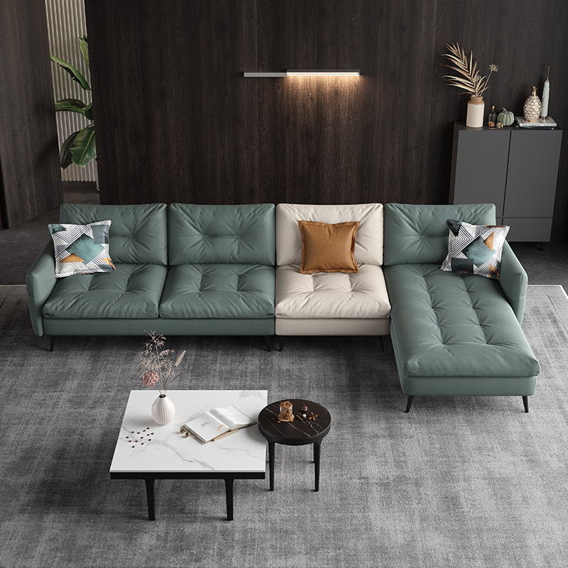 科技布沙发北欧现代简约客厅大小户型整装贵妃意式极简家具组合