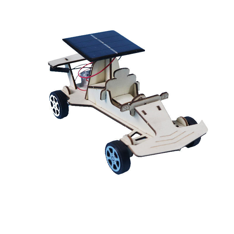 diy太阳能小汽车科技小制作小发明小学生stem创客 科学实验玩教具