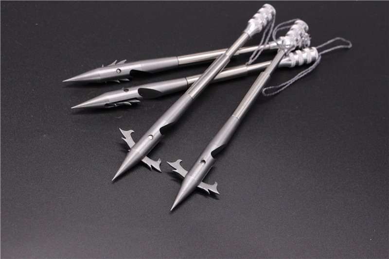 凤凰前置鱼镖440c狼牙倒刺深水射鱼镖 重型深水绝鲨内置强磁分体