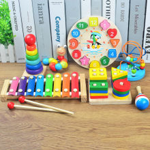 婴幼儿童益智音乐玩具6-12个月木质敲琴宝宝1-2-3周岁半