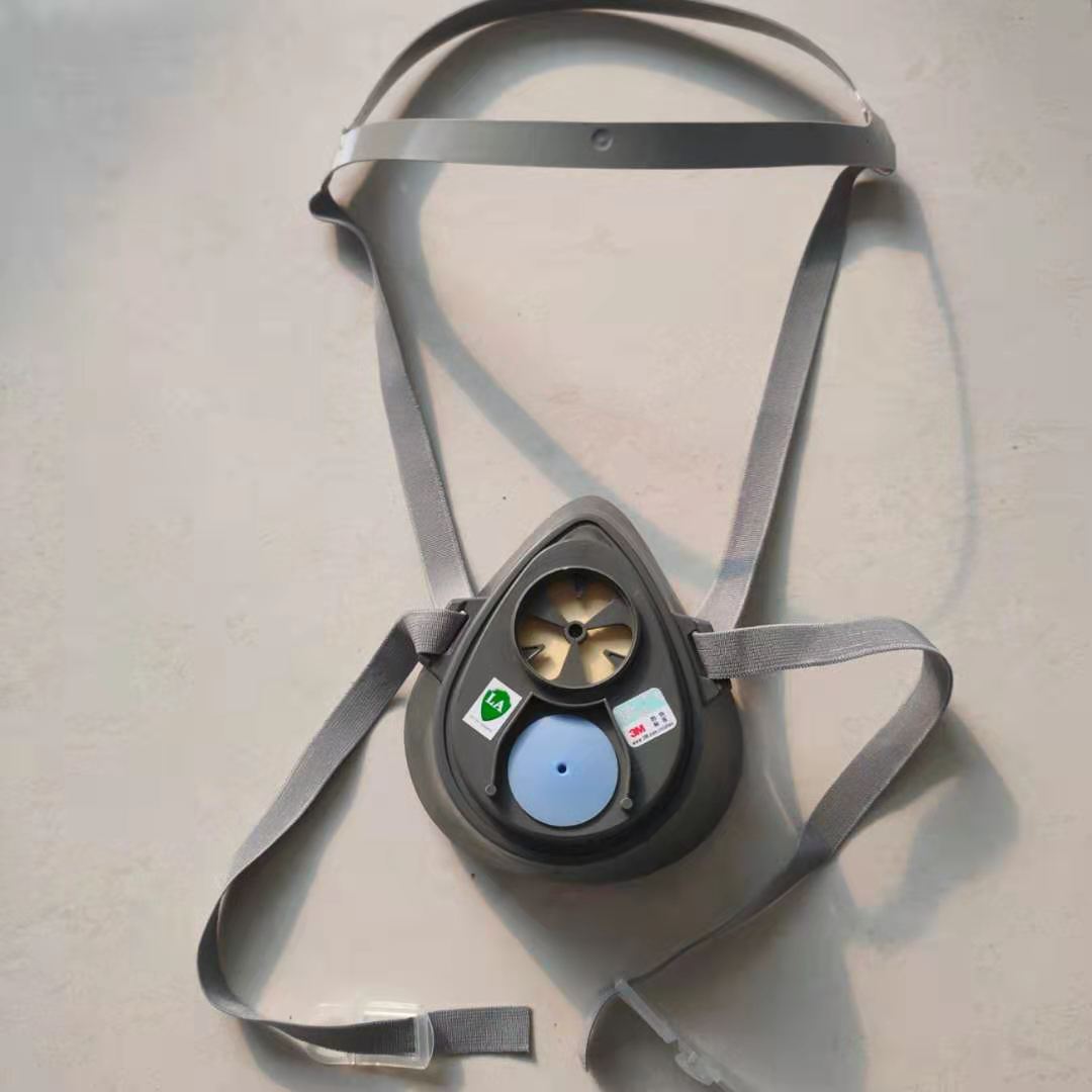 3m3200自吸过滤式防毒面具可更换式半面罩有呼吸阀 面罩