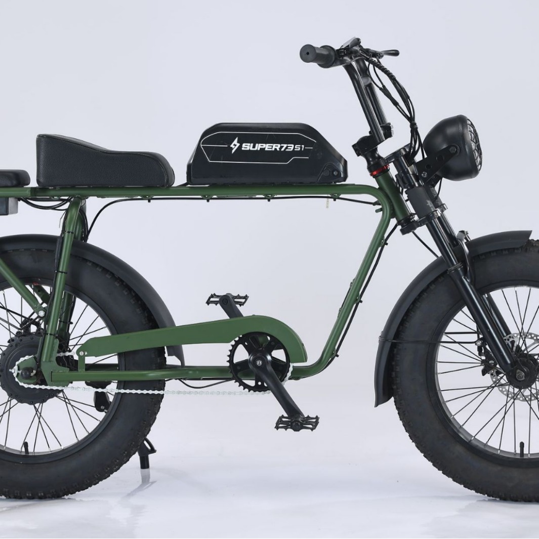 super73同款s1网红复古越野电动车雪地助力宽轮胎山地自行车成人 图片