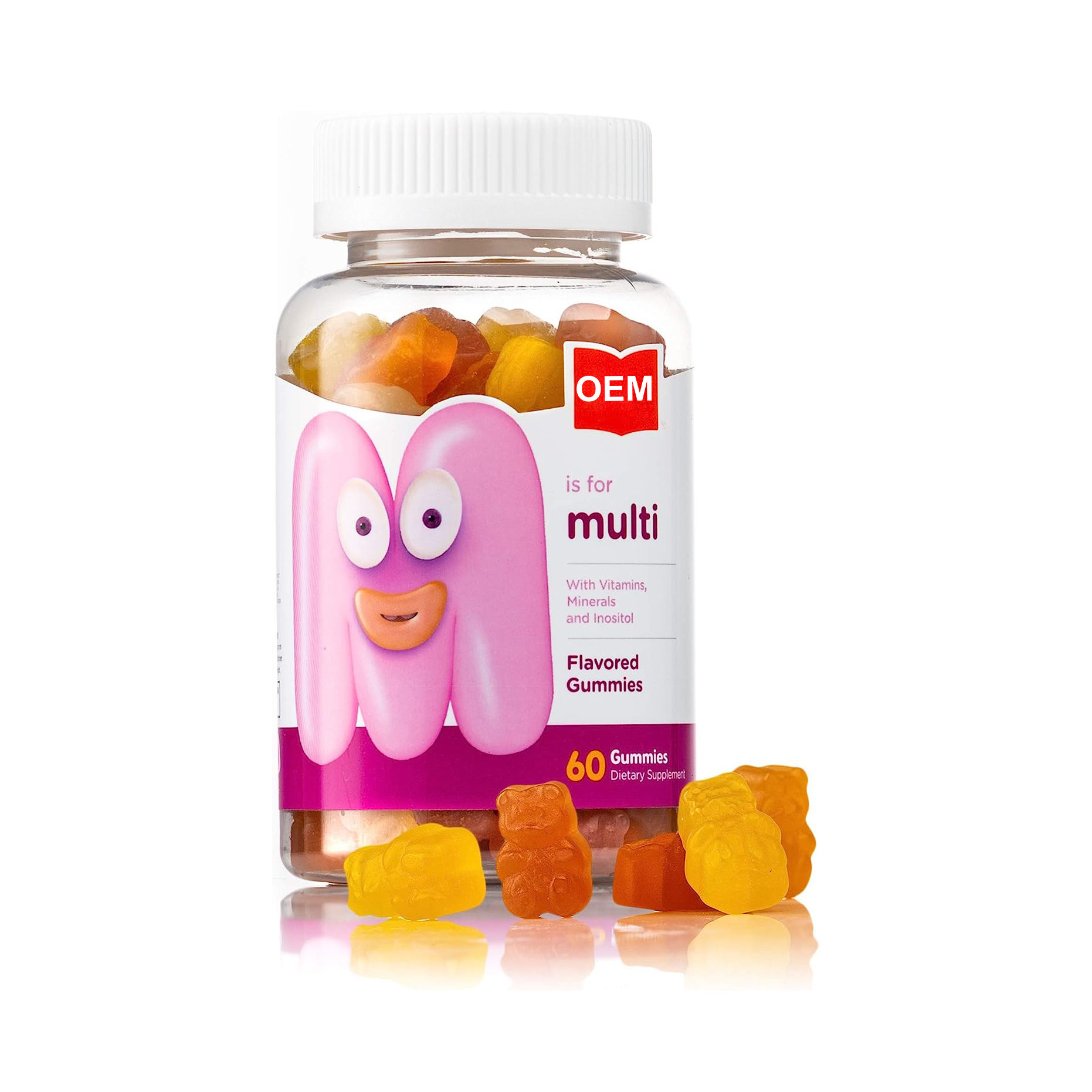 儿童用多种维生素软糖 富含丰富维生素c和矿物质 支持免疫力健康