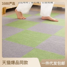 隔音大面积可裁剪全铺房间卧室主卧家用加厚满铺地毯自粘方块地毯